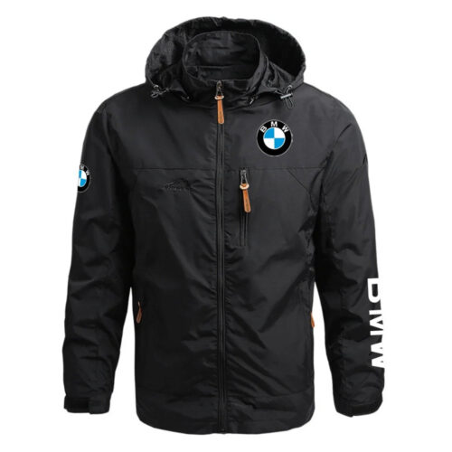 BMW Exclusive Logo Waterproof Outdoor Jacket Detachable Hood