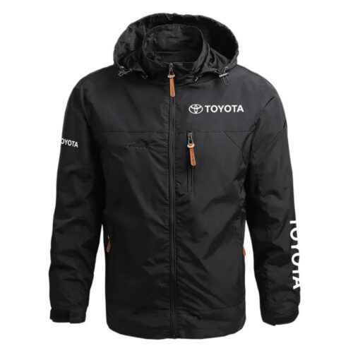 Toyota Exclusive Logo Waterproof Outdoor Jacket Detachable Hood