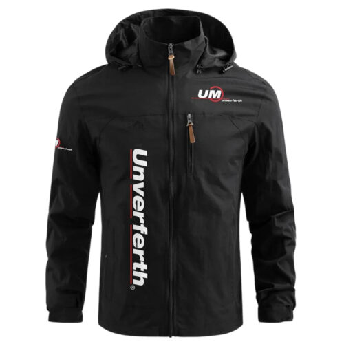Unverferth Exclusive Logo Waterproof Windbreaker Outdoor Jacket Detachable Hood