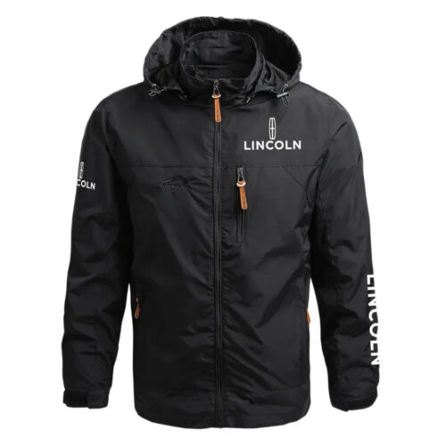 Lincoln Exclusive Logo Waterproof Outdoor Jacket Detachable Hood