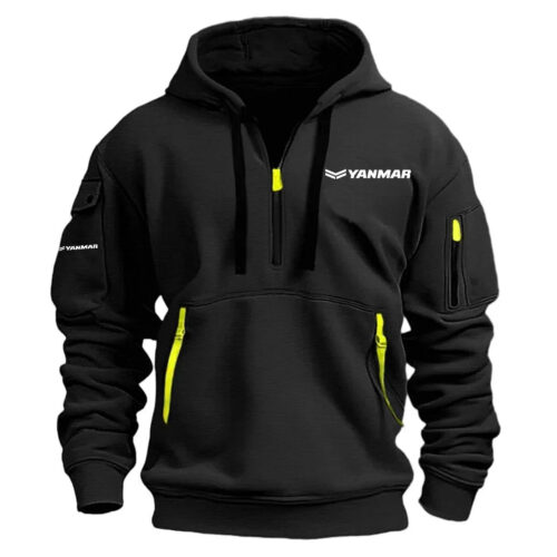 Yanmar Exclusive Logo Half Zipper Hoodie