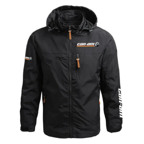 Can-Am Exclusive Logo Waterproof Outdoor Jacket Detachable Hood