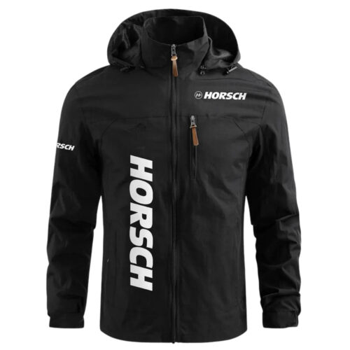 Horsch Exclusive Logo Waterproof Windbreaker Outdoor Jacket Detachable Hood