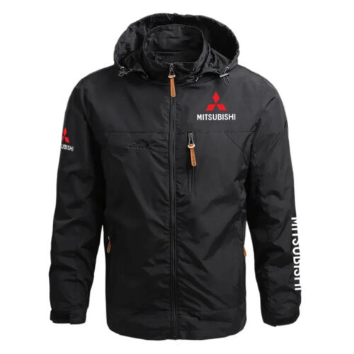 Mitsubishi Exclusive Logo Waterproof Outdoor Jacket Detachable Hood