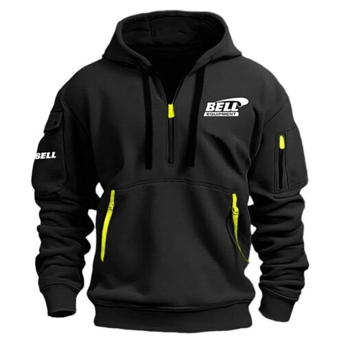 Bell Equipment Exclusive Logo Half Zipper Hoodie