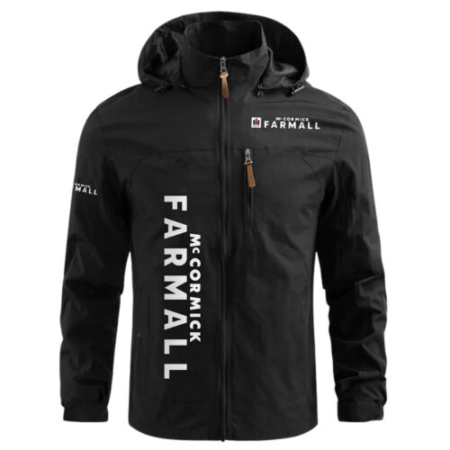 Farmall Exclusive Logo Waterproof Windbreaker Outdoor Jacket Detachable Hood