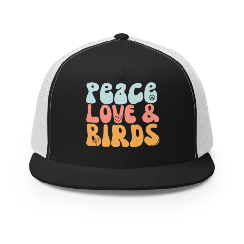 Peace, Love & Birds Trucker Cap