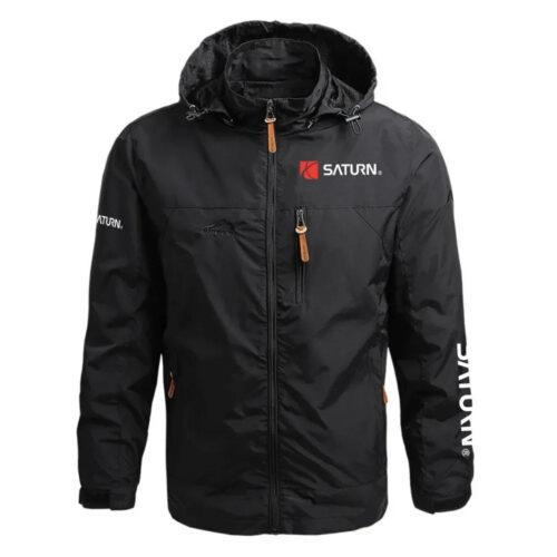 Saturn Exclusive Logo Waterproof Outdoor Jacket Detachable Hood