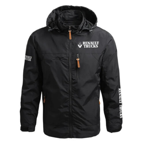 Renault Trucks Exclusive Logo Waterproof Outdoor Jacket Detachable Hood