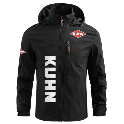 Kuhn Exclusive Logo Waterproof Windbreaker Outdoor Jacket Detachable Hood
