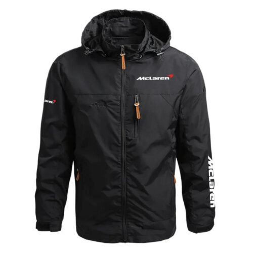 McLaren Exclusive Logo Waterproof Outdoor Jacket Detachable Hood