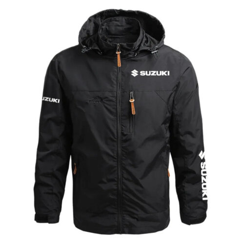 Suzuki Exclusive Logo Waterproof Outdoor Jacket Detachable Hood
