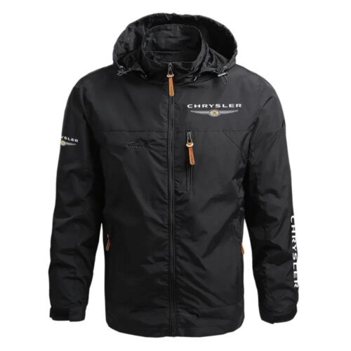Chrysler Exclusive Logo Waterproof Outdoor Jacket Detachable Hood