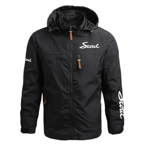 Scout Exclusive Logo Waterproof Outdoor Jacket Detachable Hood