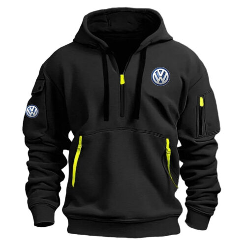 Volkswagen Exclusive Logo Half Zipper Hoodie
