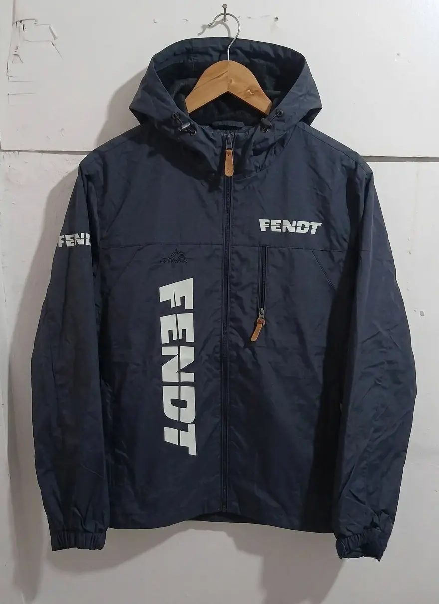 Fendt Exclusive Logo Waterproof Windbreaker Outdoor Jacket Detachable Hood photo review